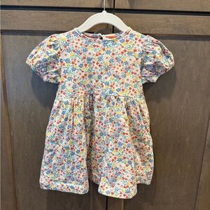 Floral Mini Boden Kids Dress - Multicolor